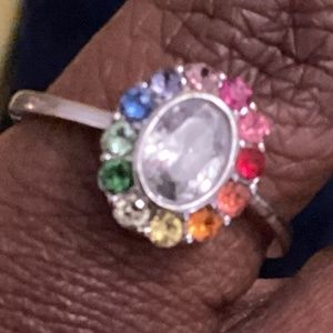 Rainbow Jewel Ring